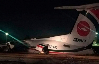 11 người bị thương trong vụ máy bay chệch đường băng tại Myanmar