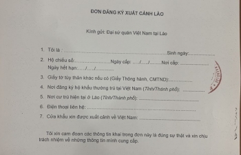 Covid-19: Công dân Việt Nam tại Lào có thể đăng ký với cơ quan đại diện để về nước