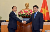 Phó Thủ tướng Phạm Bình Minh:  Việt Nam coi trọng và ưu tiên tăng cường hợp tác với Campuchia