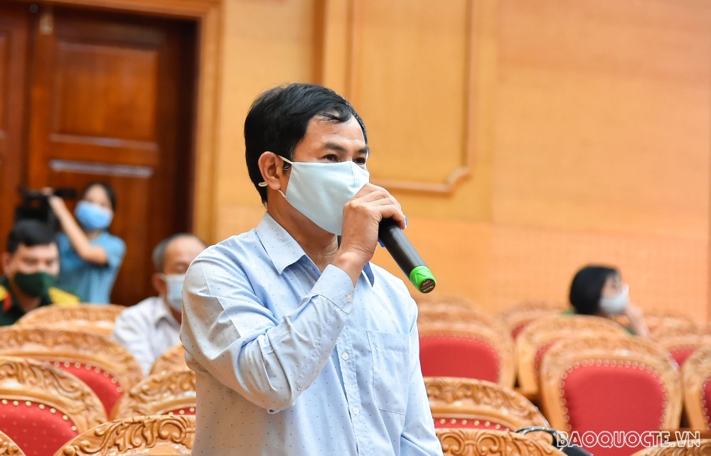 Cử tri huyện Vĩnh Tường và TP Vĩnh Yên ủng hộ các biện pháp chống dịch Covid-19 quyết liệt của tỉnh Vĩnh Phúc