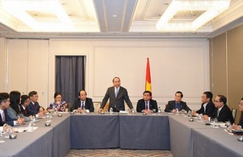 PM meets entrepreneurs, intellectuals of Vietnamese descent in New York