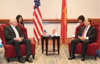 president trump supports strong development course of vn us ties