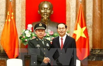 Chủ tịch nước tiếp Phó Chủ tịch Quân ủy Trung ương Trung Quốc