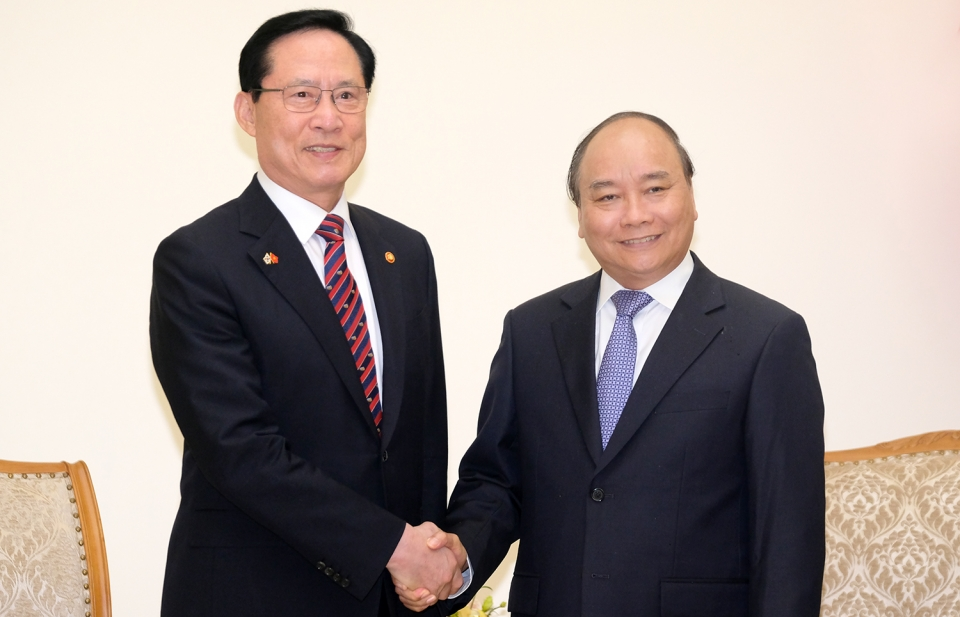 Thủ tướng Nguyễn Xuân Phúc tiếp Bộ trưởng Quốc phòng Hàn Quốc