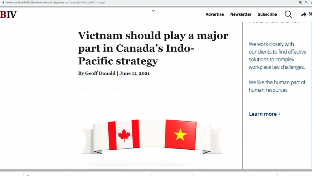 Doanh nghiệp Canada kêu gọi ưu tiên mối quan hệ với Việt Nam, tối đa hóa lợi ích của CPTPP