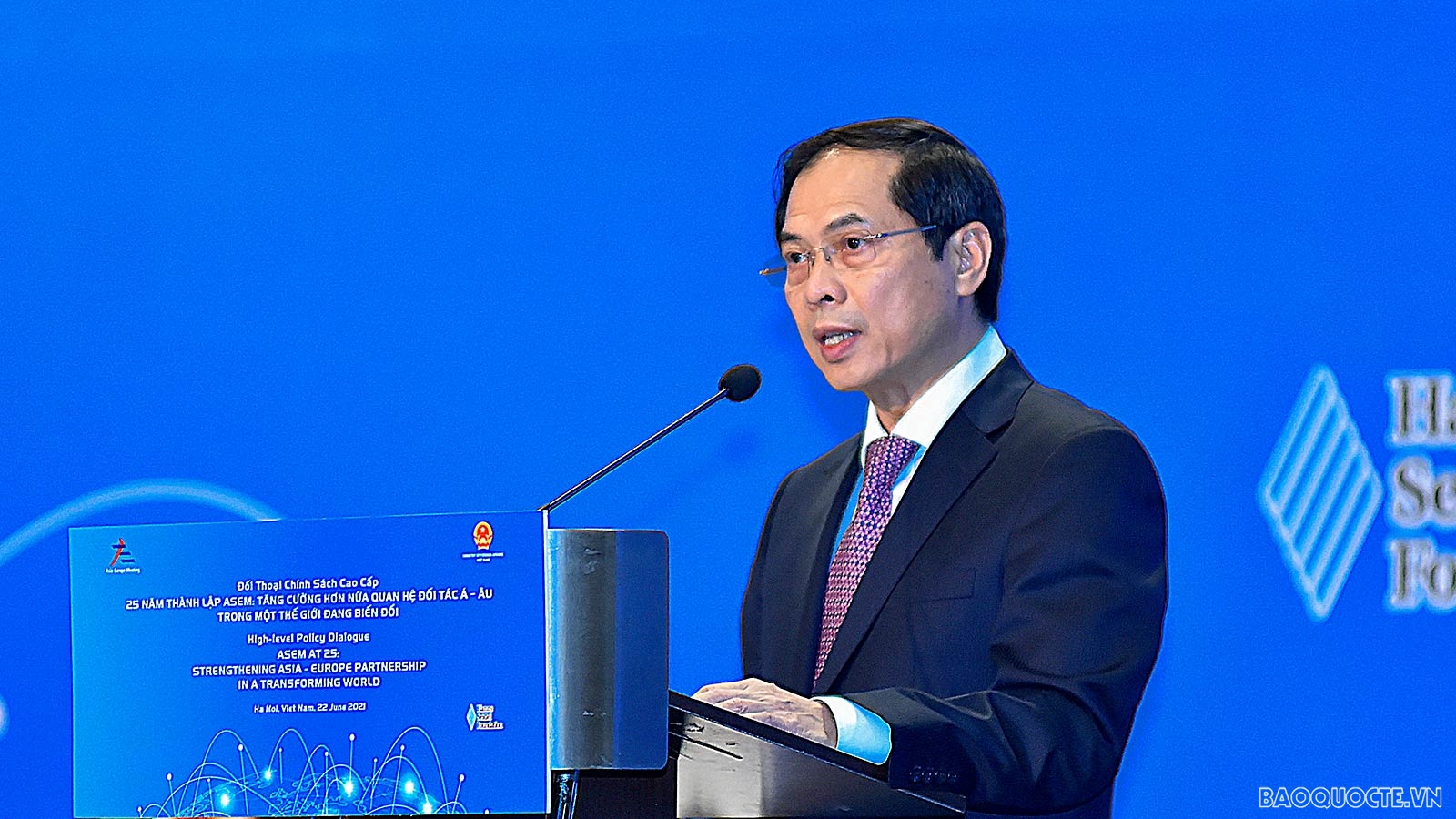 Kỷ niệm 25 năm thành lập ASEM: Bộ trưởng Ngoại giao Bùi Thanh Sơn đề xuất ba mục tiêu lớn mà ASEM cần hướng tới
