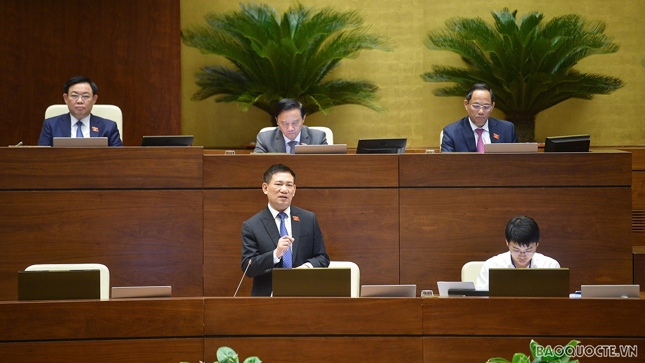 Ngày 8/6/2022, Thứ trưởng Thường trực Bộ Ngoại giao Nguyễn Minh Vũ dự, phát biểu tại Hội nghị tuyên truyền về công tác biên giới trên đất liền năm 202