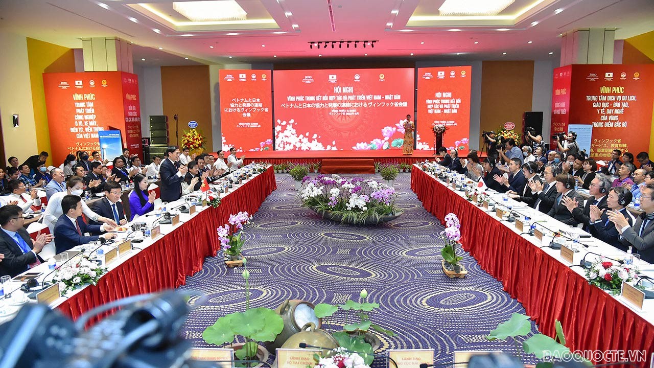 Khai mạc Hội nghị ‘Vĩnh Phúc trong kết nối hợp tác và phát triển Việt Nam-Nhật Bản’ năm 2022