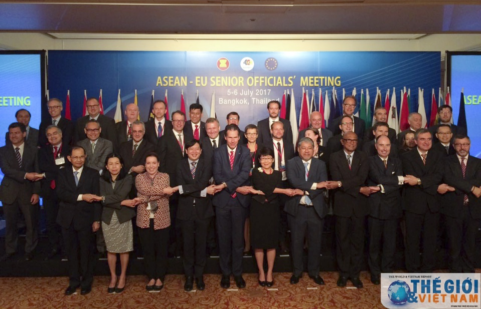Việt Nam tham dự cuộc họp các quan chức cao cấp ASEAN - EU