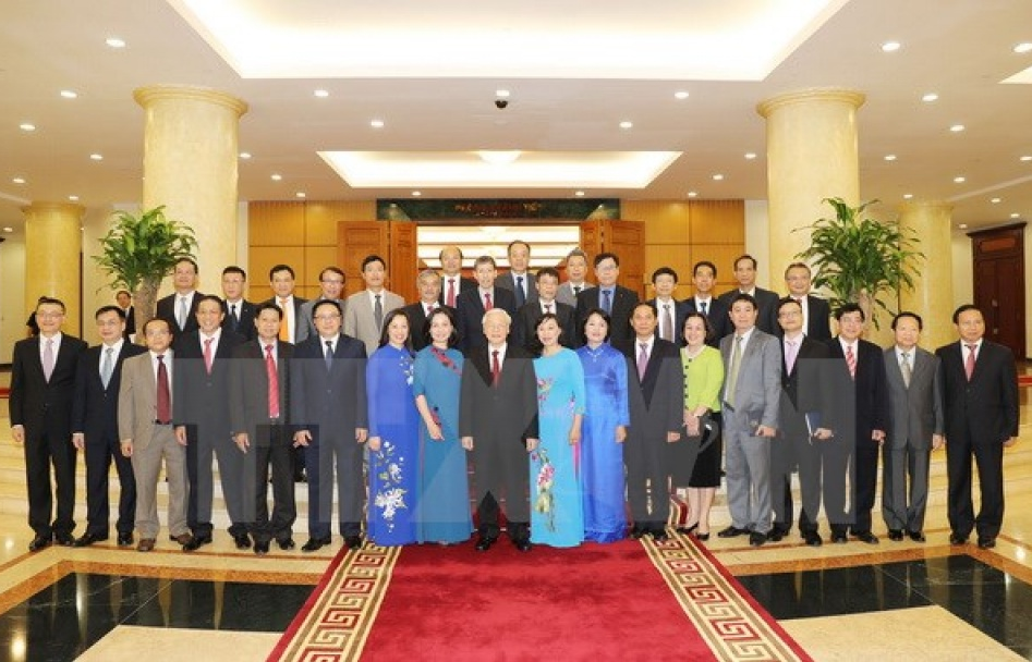 Tổng Bí thư gặp mặt các Đại sứ, Trưởng đại diện Việt Nam ở nước ngoài