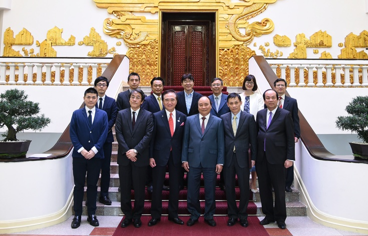 Thủ tướng Nguyễn Xuân Phúc tiếp Thống đốc tỉnh Kanagawa