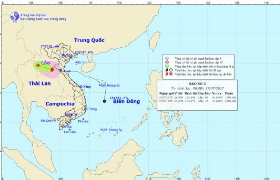 Công điện khắc phục hậu quả bão số 2