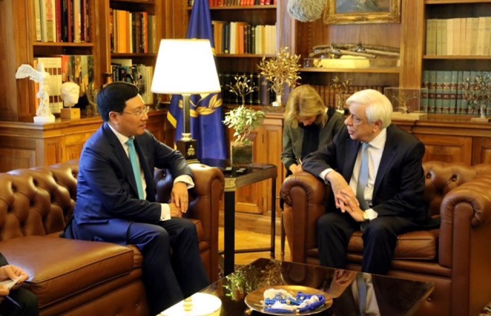 Phó Thủ tướng, Bộ trưởng Phạm Bình Minh thăm chính thức Hy Lạp