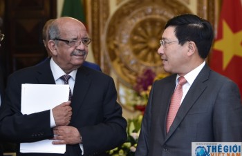 Hình ảnh: Phó Thủ tướng Phạm Bình Minh tiếp, hội đàm Bộ trưởng Ngoại giao Algeria