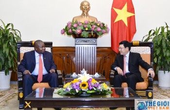 Phó Thủ tướng Phạm Bình Minh tiếp Đại sứ Mozambique