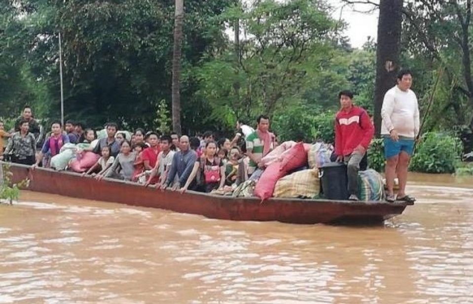 Việt Nam sẵn sàng hỗ trợ Lào khắc phục hậu quả vỡ đập thủy điện