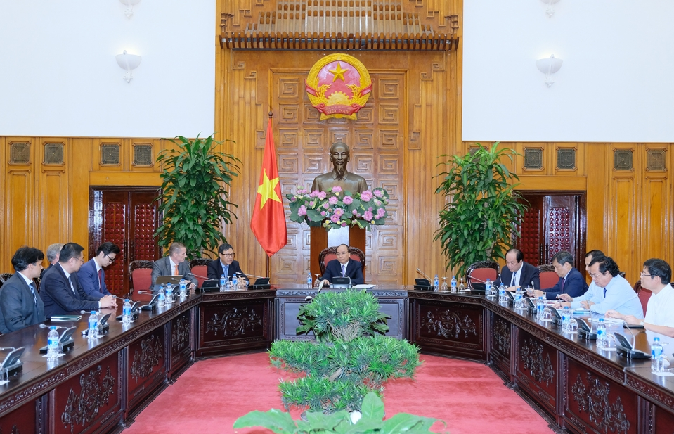 Thủ tướng tiếp các nhà đầu tư quan tâm dự án khí LNG tại Bạc Liêu