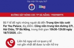 Covid-19 ở Đà Nẵng: Những người đã đến Trung tâm tiệc cưới For You Palace cần liên hệ cơ quan y tế
