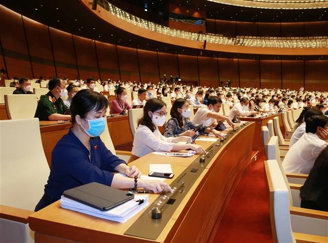 100% đại biểu Quốc hội biểu quyết đưa nội dung phòng, chống Covid-19 vào chương trình kỳ họp