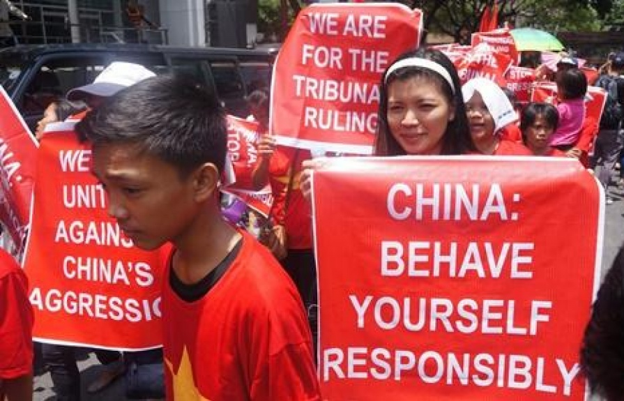 Tuần hành kêu gọi Trung Quốc tuân thủ phán quyết Toà trọng tài