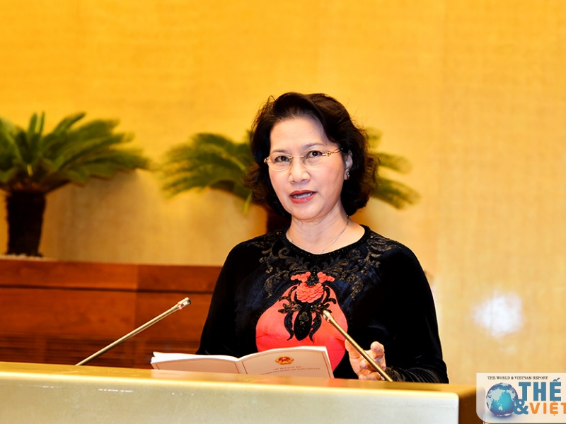 Chủ tịch Quốc hội tiếp Đoàn Trưởng các cơ quan đại diện Việt Nam ở nước ngoài