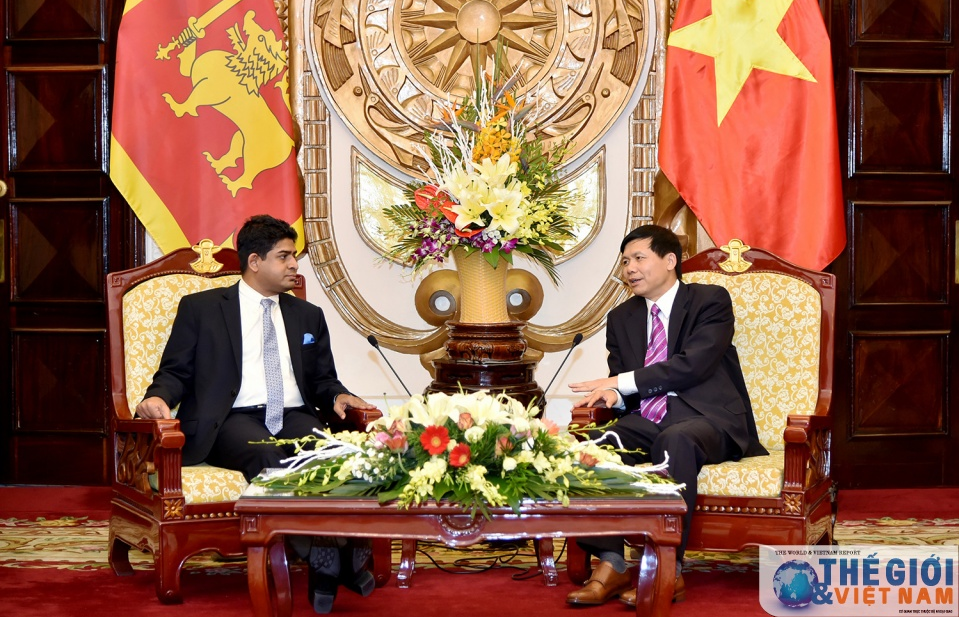 Việt Nam - Sri Lanka phấn đấu đạt kim ngạch thương mại tỷ USD