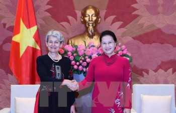 Top legislator welcomes UNESCO leader