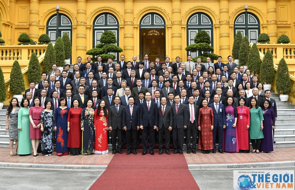 Chủ tịch nước  tiếp Đoàn Trưởng các cơ quan đại diện Việt Nam ở nước ngoài