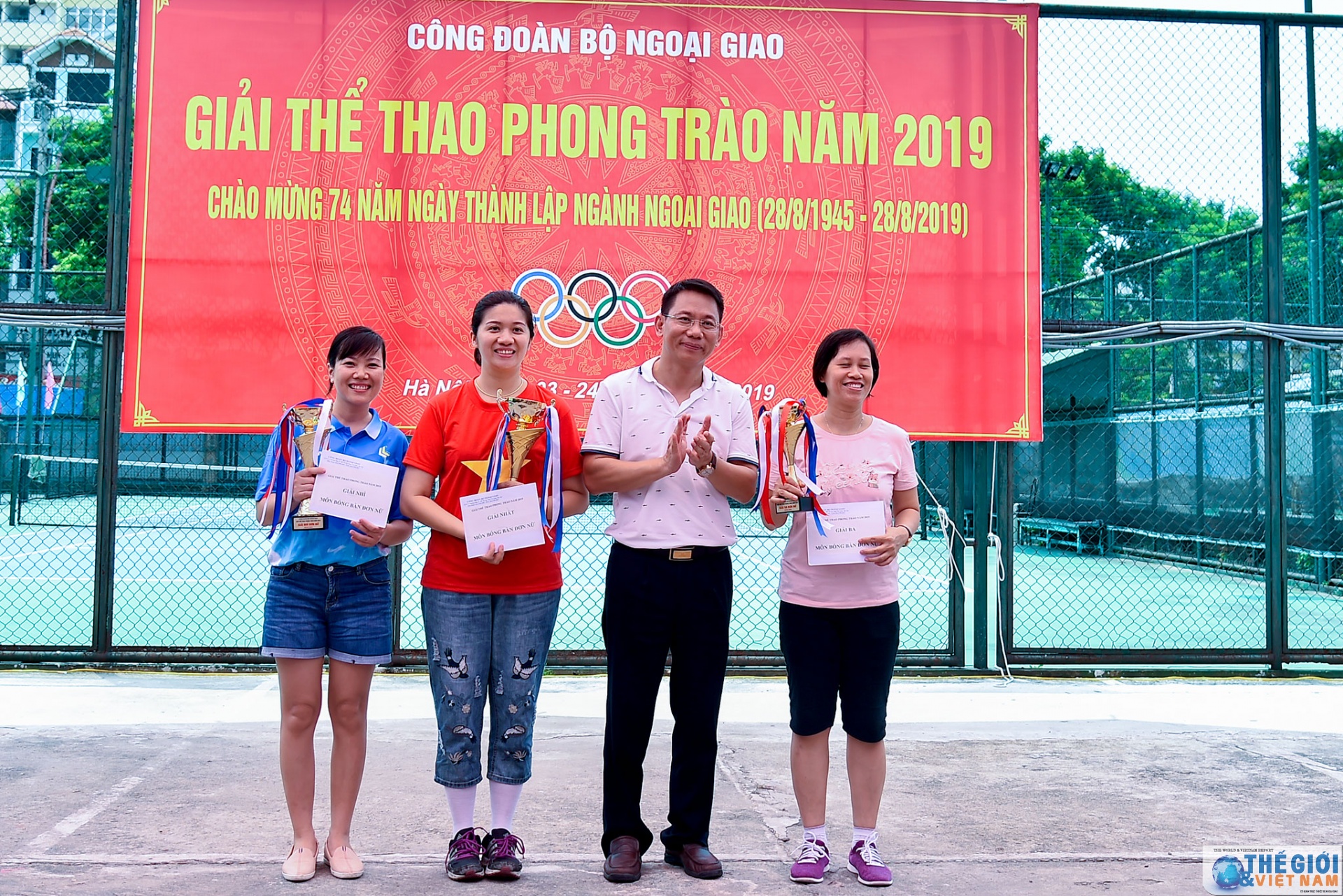 be mac giai the thao phong trao cong doan bo ngoai giao nam 2019