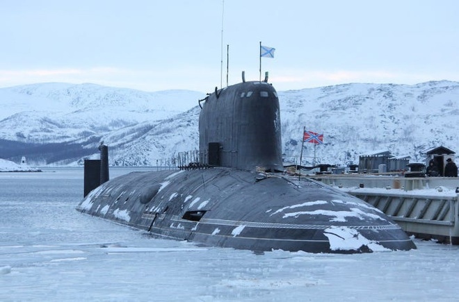 Tàu ngầm Severodvinsk (Ảnh: Quân đội Nga).