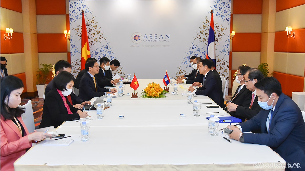 AMM-55: Bộ trưởng Bùi Thanh Sơn tham dự ngày làm việc đầu tiên Hội nghị Bộ trưởng Ngoại giao ASEAN lần thứ 55