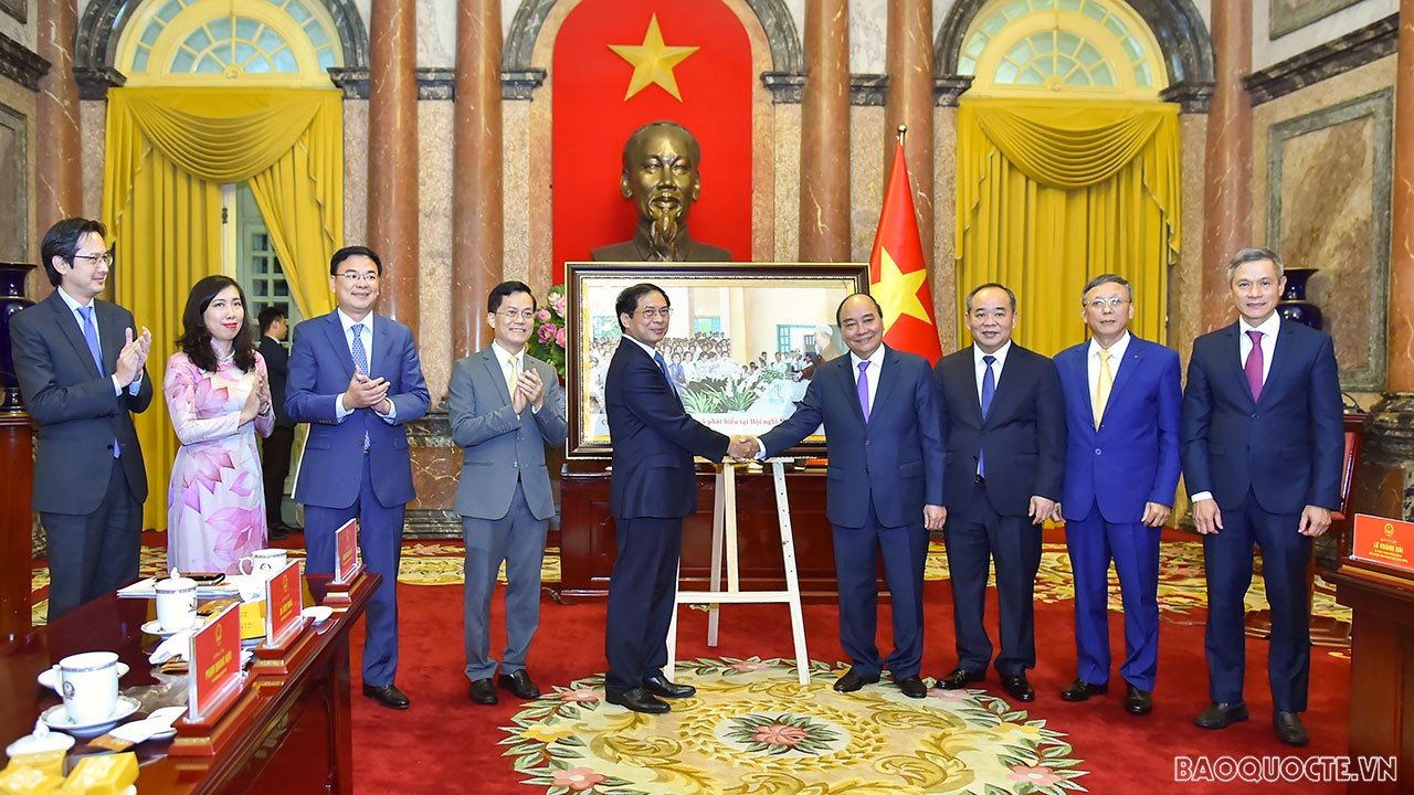 President lauds Ministry of Foreign Affairs' contributions to national development