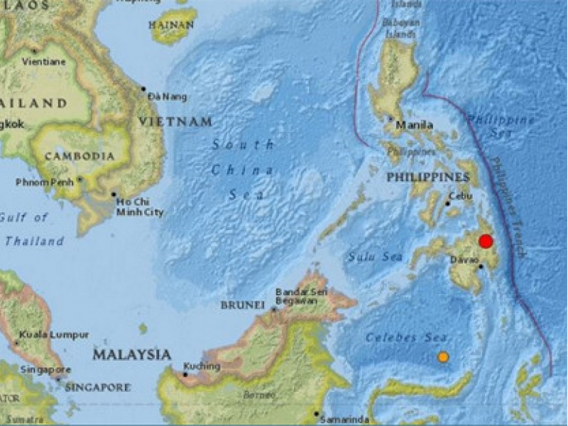 Động đất 6,1 độ richter ở miền Nam Philippines