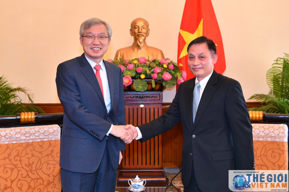 thuc day quan he hop tac viet nam han quoc