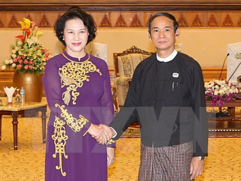 Việt Nam-Myanmar tăng cường hợp tác giữa hai cơ quan lập pháp