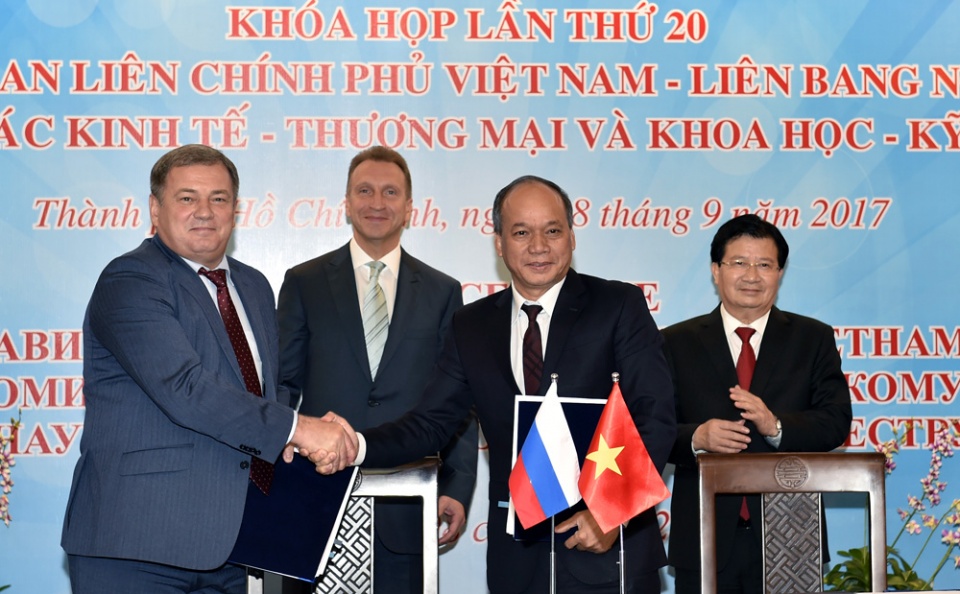 Khai mạc khóa họp thứ 20 Uỷ ban liên Chính phủ Việt-Nga tin nhap 20170908213446