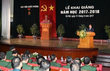 Thủ tướng dự khai giảng tại Học viện Quốc phòng