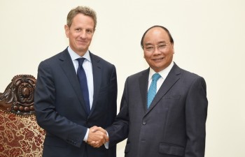 Thủ tướng Nguyễn Xuân Phúc tiếp Chủ tịch Tập đoàn tài chính Hoa Kỳ