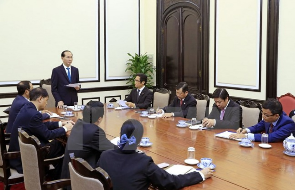 Chủ tịch nước làm việc với Hội đồng Tư vấn kinh doanh APEC