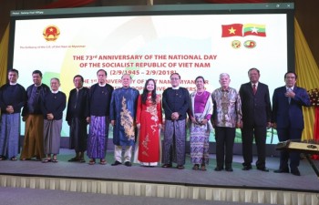 Sắc màu văn hóa Việt Nam trong Lễ Kỷ niệm Quốc khánh 2/9 tại Myanmar