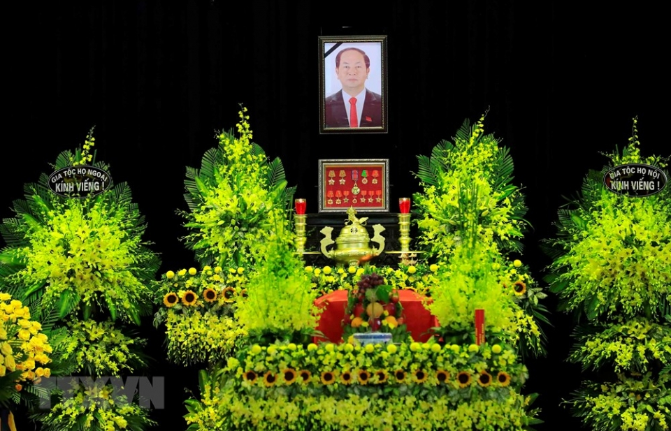 Lễ viếng Chủ tịch nước Trần Đại Quang theo nghi thức Quốc tang