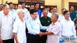 Phó Thủ tướng Phạm Bình Minh tiếp xúc cử tri xã Bá Xuyên, tỉnh Thái Nguyên