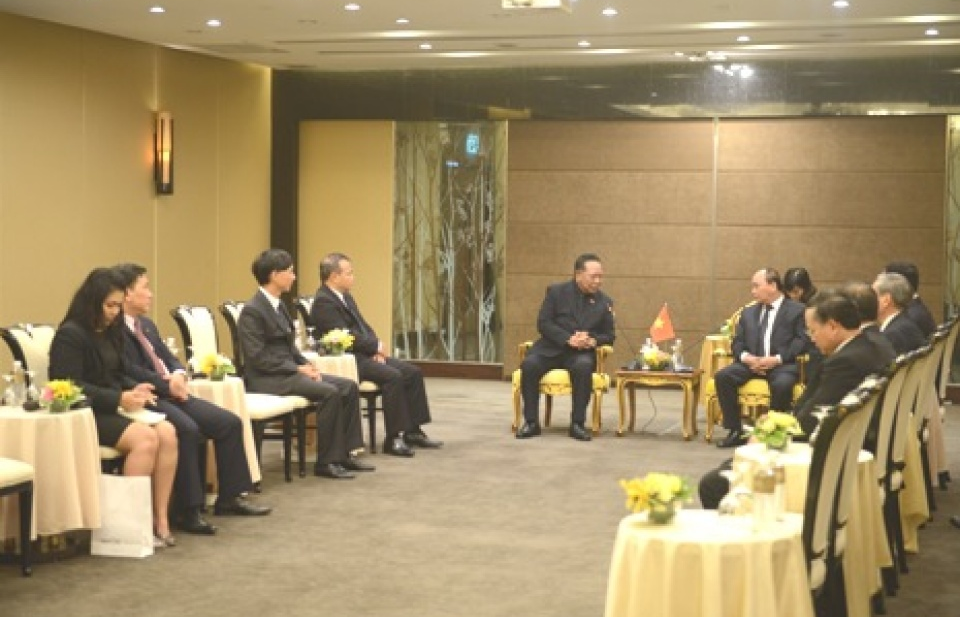 Thủ tướng Nguyễn Xuân Phúc tiếp nhân sĩ, doanh nghiệp Thái Lan