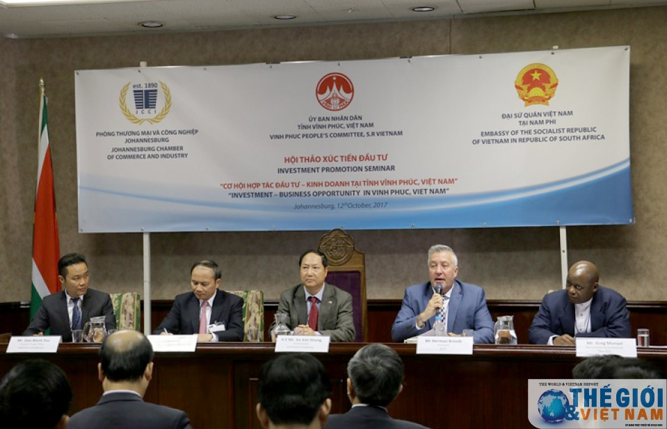 Hội thảo tại Nam Phi thúc đẩy thương mại và đầu tư vào Việt Nam