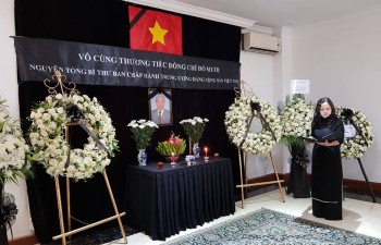 Lễ viếng và mở Sổ tang nguyên Tổng Bí thư Đỗ Mười tại Myanmar