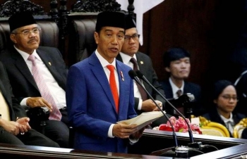 Tổng thống Indonesia tuyên thệ nhậm chức nhiệm kỳ thứ hai
