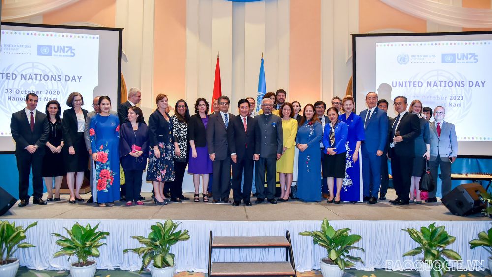 Phó Thủ tướng Phạm Bình Minh dự lễ kỷ niệm 75 năm thành lập Liên hợp quốc