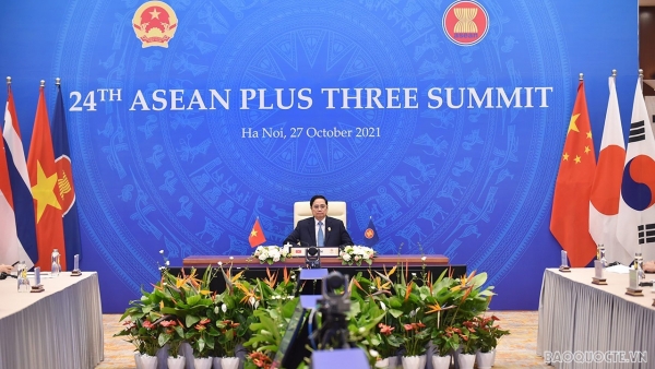 PM calls on ASEAN Plus Three nations to promote strengths in handling crisis