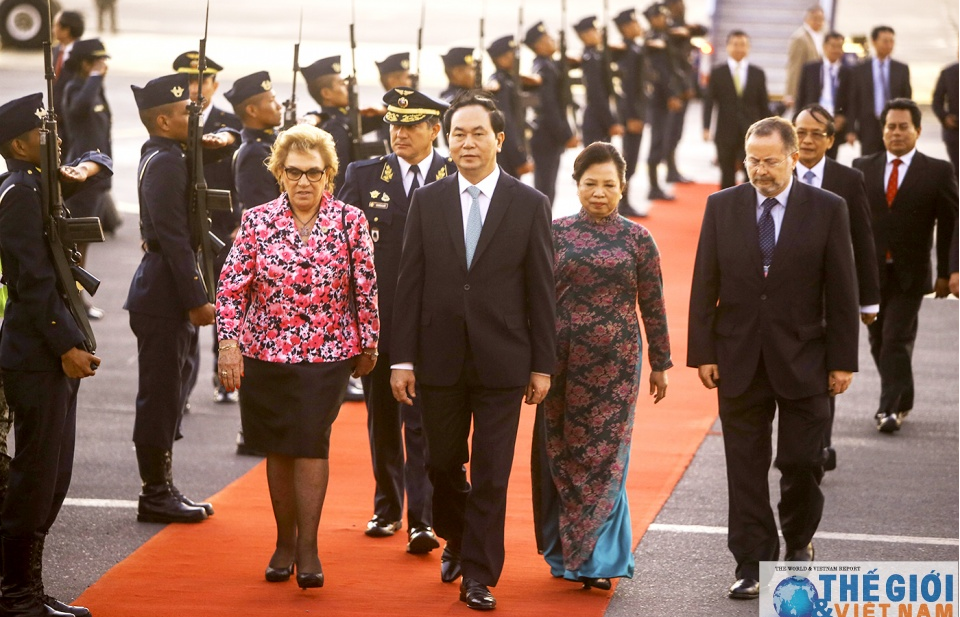 Chủ tịch nước Trần Đại Quang đến Peru dự Tuần lễ Cấp cao APEC