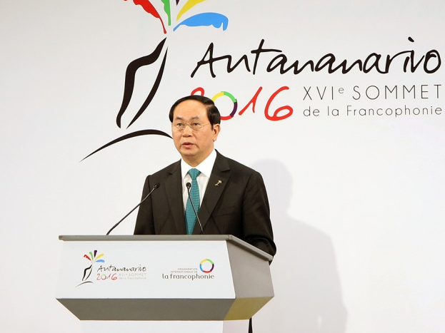 Chủ tịch nước phát biểu tại  Lễ khai mạc Hội nghị Cấp cao Pháp ngữ
